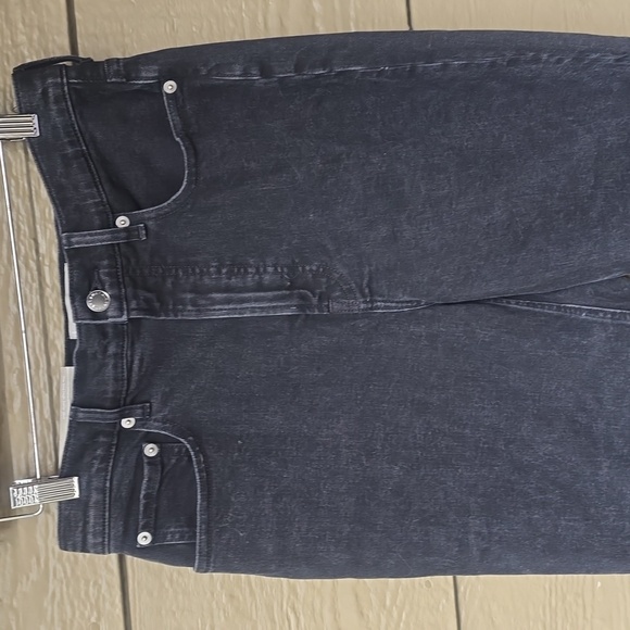 Everlane The Way-High Sailor Jean Coal Black 28 Crop Straight Leg - Picture 2 of 10